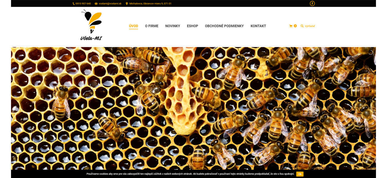 Projekt E-shop Včelami